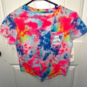 Hurley Girls Tye Dye Knot Crop